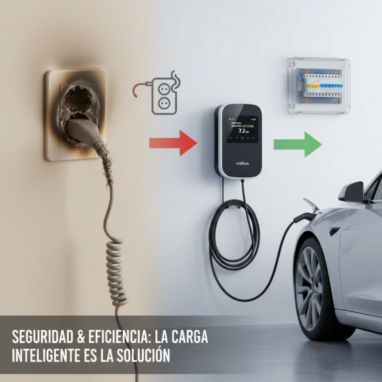 Carga doméstica segura: por qué necesitas un wallbox con control dinámico para tu coche eléctrico
