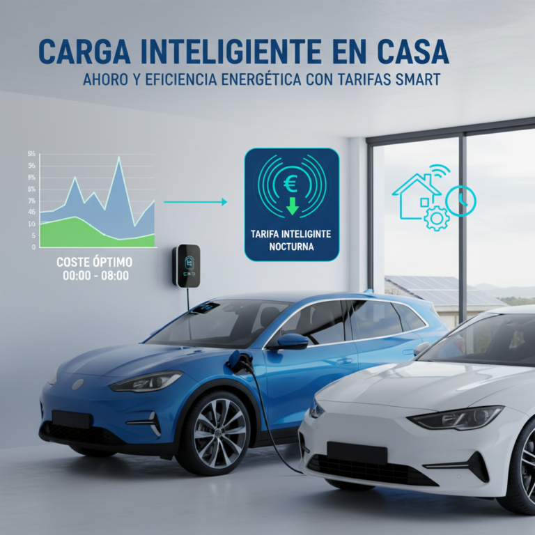 Tarifas inteligentes para cargar dos vehículos eléctricos en casa: guía para ahorrar y optimizar la energía