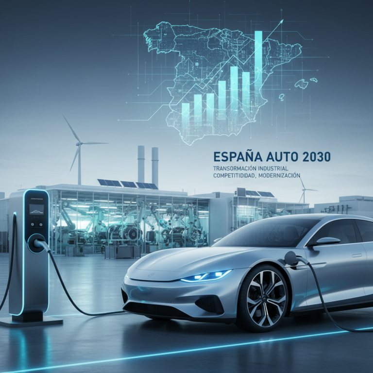Electrificación del automóvil en España: claves del plan Auto 2030 y su impacto industrial